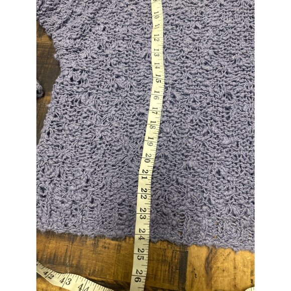 Free people small purple knitted long sleeve oversized - Picture 9 of 9